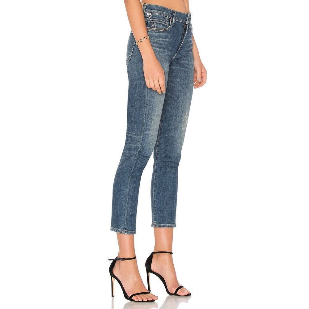 New Citizens of Humanity‎ Cara High Rise Cigarette Ankle Women’s Jeans Size 26 - Picture 2 of 9